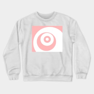 Abstract pattern - pink and white. Crewneck Sweatshirt